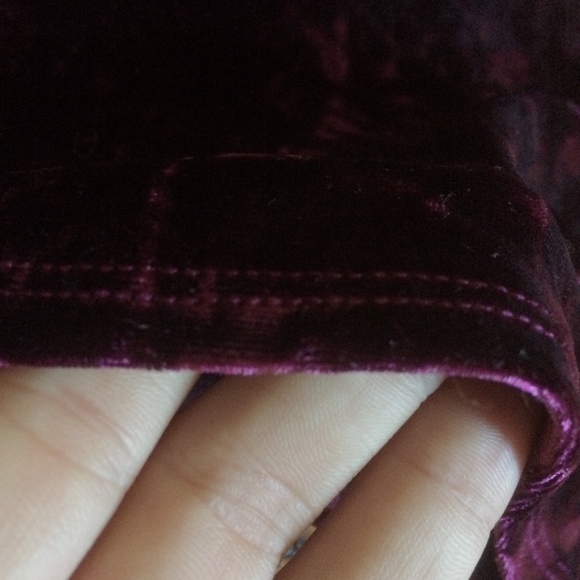 Hollister Purple Crushed Velvet Tank Top - Picture 3 of 6
